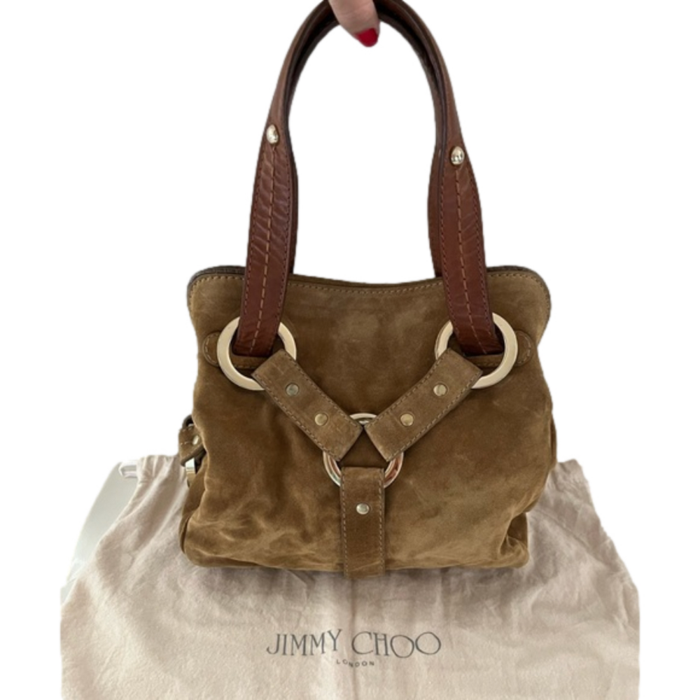 Jimmy Choo Limited Edition Suede Hand Bag